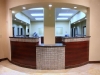 Front Desk with Glass Mosaic Tiles