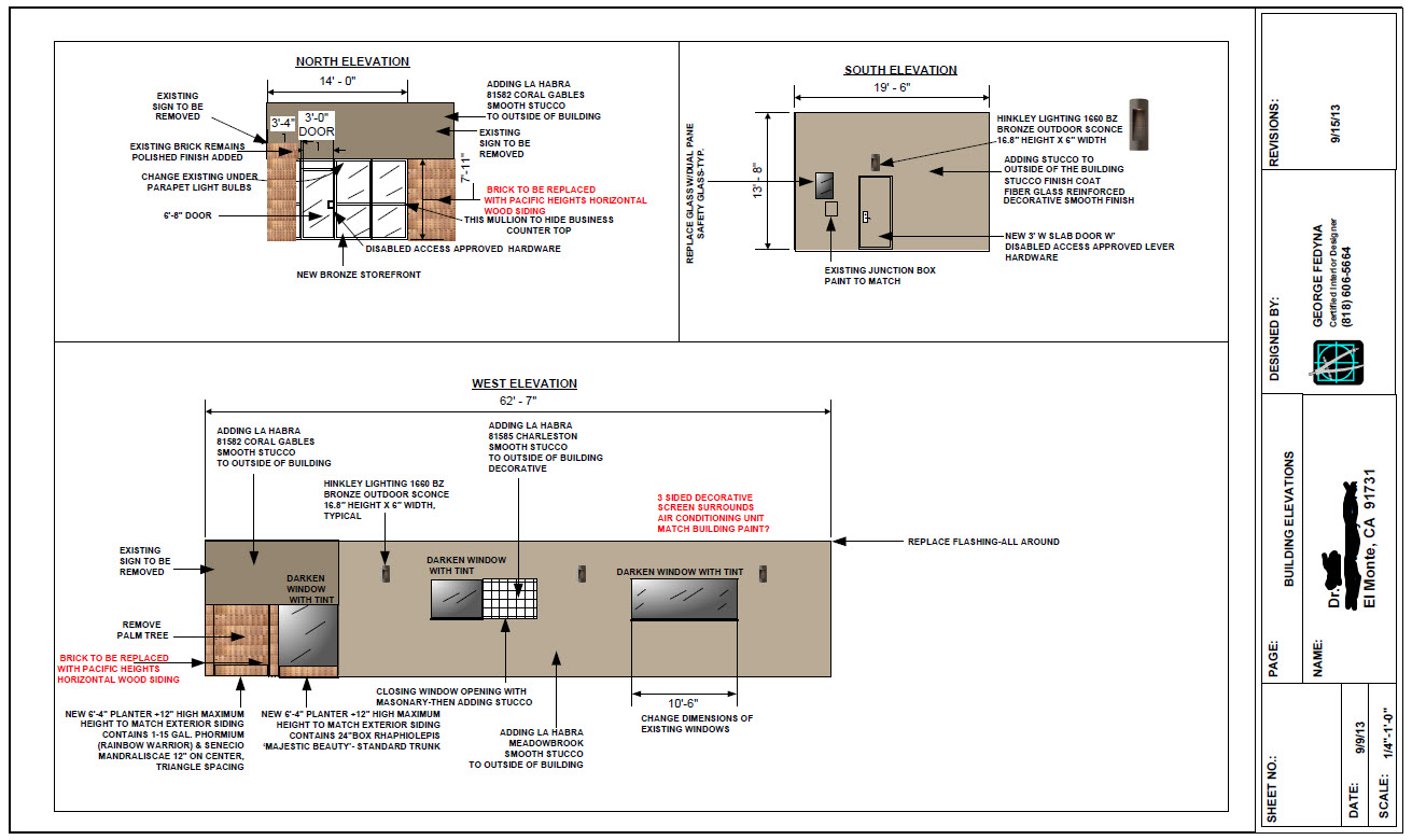 Dental Office Design Sample Elevations And Drawings